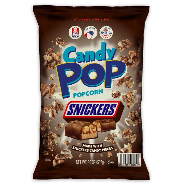 Candy Pop Popcorn Snickers 