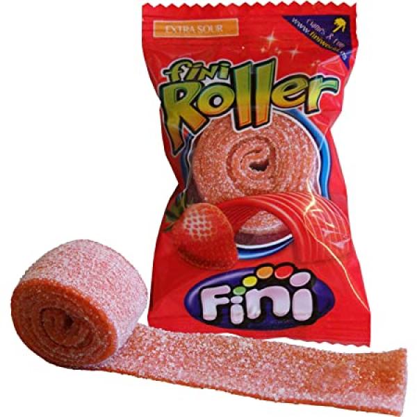 Fini Roller Strawberry Saures Fruchtgummi