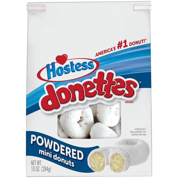 Hostess donettes Mini Donuts Powdered 284g