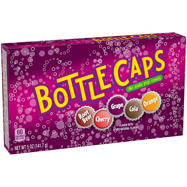 Wonka Bottle Caps Video Box 141g