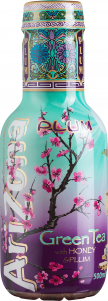 AriZona Green Tea Honey & Plum 500ml