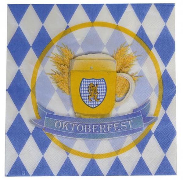 Servietten Oktoberfest 16 Stück 33x33cm