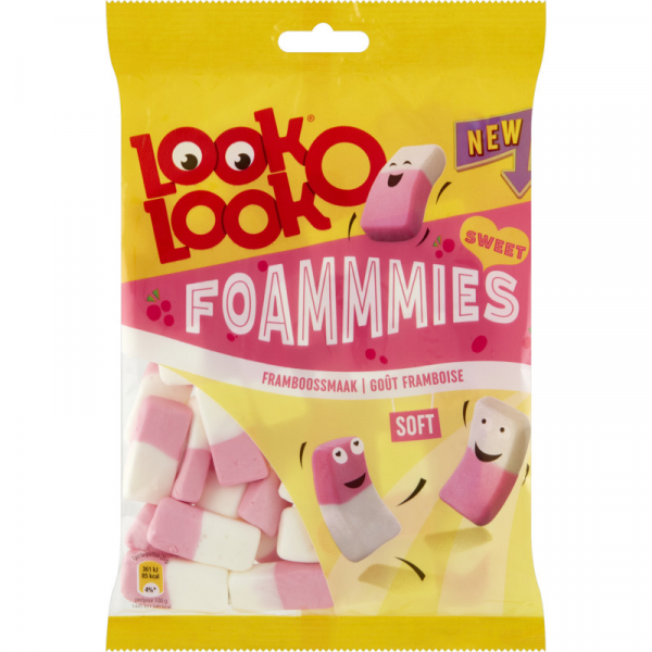 Look-O-Look Foammies Raspberry 180g