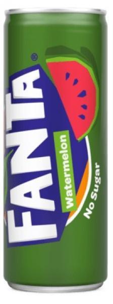 Fanta No Sugar Watermelon 0.25L