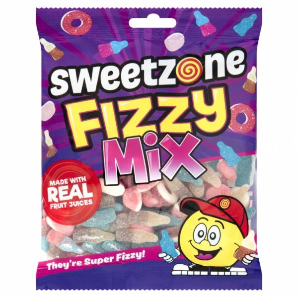 Sweetzone Fizzy Mix Bags 180g Saure Mix Mischung