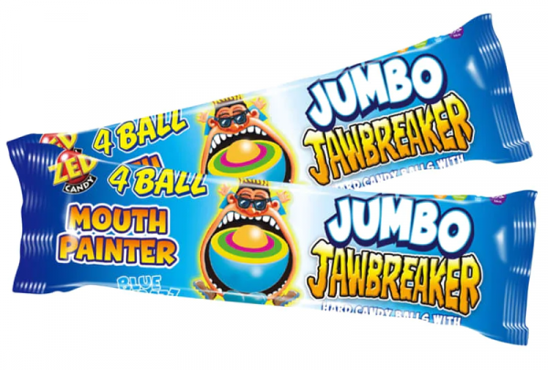 Zed Candy Jumbo Jawbreaker Blue Razz