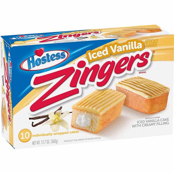 Hostess Zingers Iced Vanilla 360g 