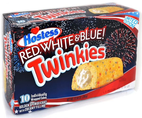 Hostess Twinkies - Red, White & Blue - Limited Edition - 385g