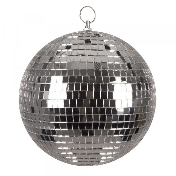 Disco Spiegel Kugel Spiegelball 20cm Silber