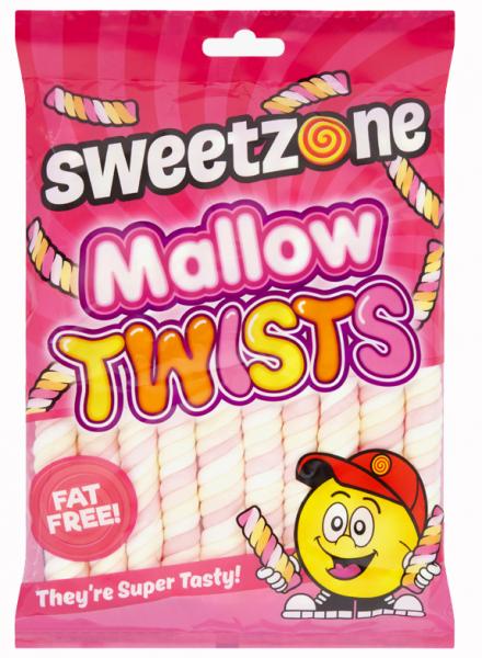 Sweetzone Mellow Twists 160g Zuckerspeck Stangen