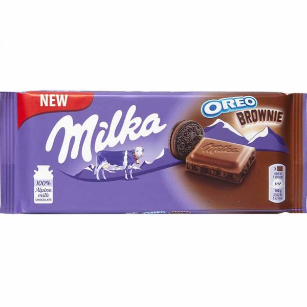 Milka Tafelschokolade Oreo Brownie 100g