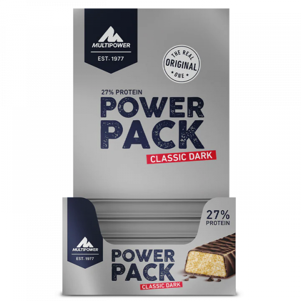 Multipower Power Pack Protein Riegel 24x 35g - Classic Dark