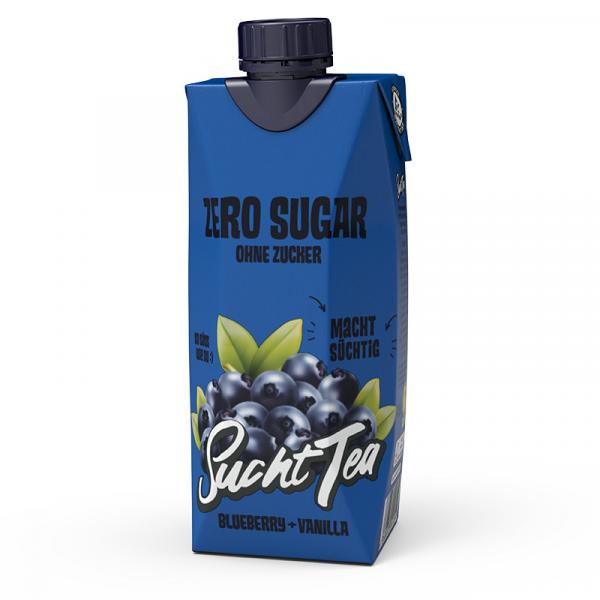 Suchttea Zuckerfrei Blueberry Vanilla 500ml