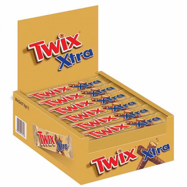 Twix Xtra Doppel Schokoriegel 30x 75g=2550g