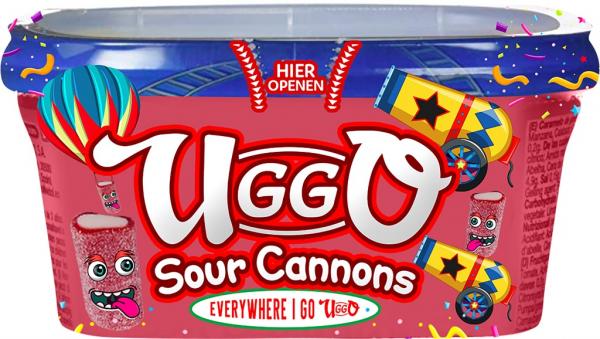 Uggo Sour Cannons Halal Fruchtgummis 200g