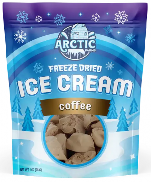 Freeze Dried Eiscreme Stückchen Coffee