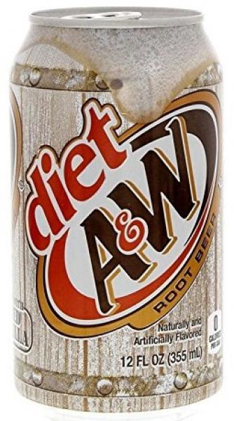 A&W USA Diet Root Beer Alkoholfrei 0.33L