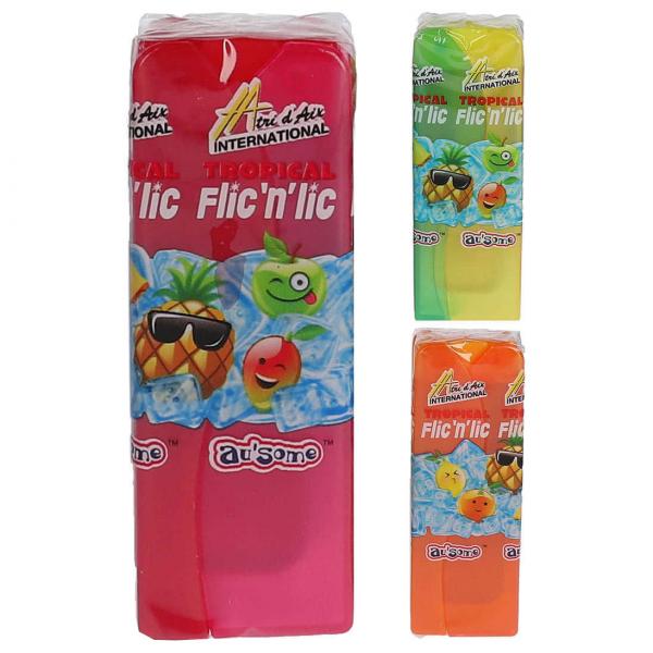 Flic'n'lic Tropical 14g Hartkaramelle mit Fruchtgeschmack