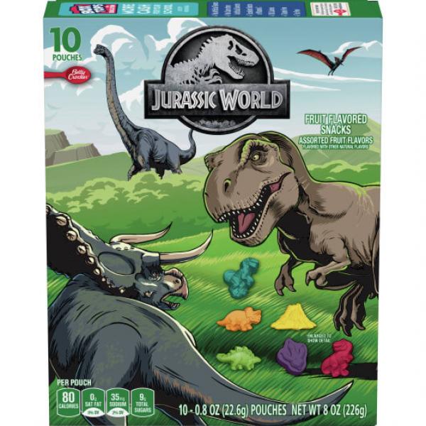 Jurassic World Fruit Flavoured Snacks 226gr Fruchtgummi