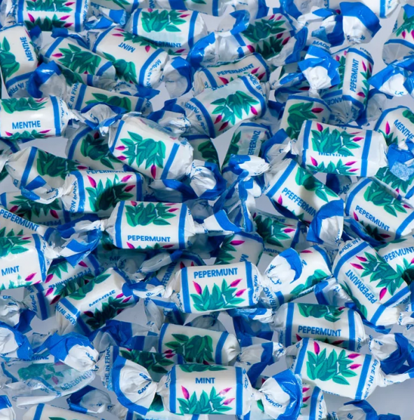 De Bron Mint Toffees Zuckerfrei 1 kg