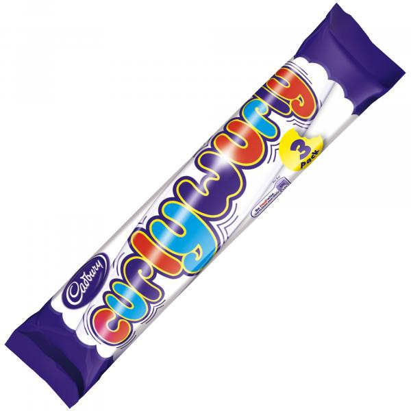 Cadbury Curly Wurly Karamell-Zöpfe mit Überzug aus Milchschokolade