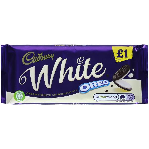 Cadbury White Oreo Weiße Schokolade