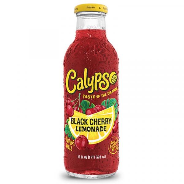 Calypso Black Cherry Lemonade - Glasflasche 473ml 