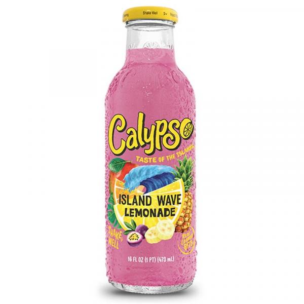 Calypso Island Wave Lemonade - Glasflasche 473ml 