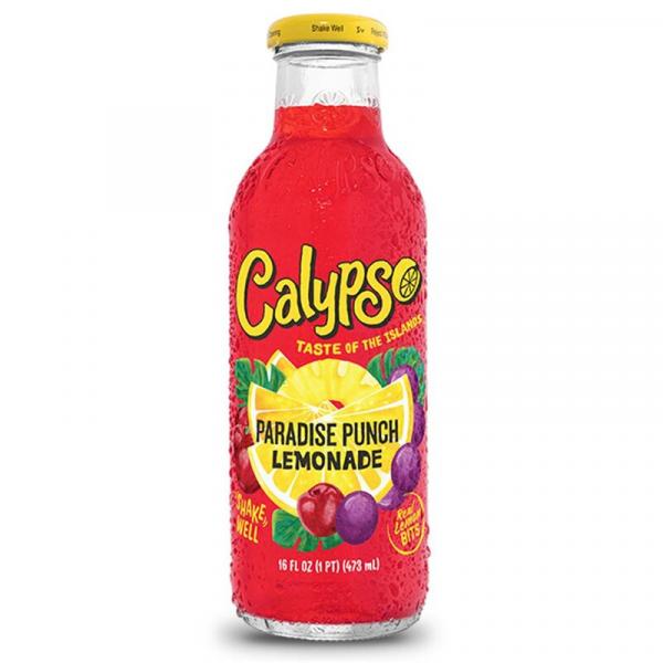 Calypso Paradise Punch Lemonade - Glasflasche 473ml 