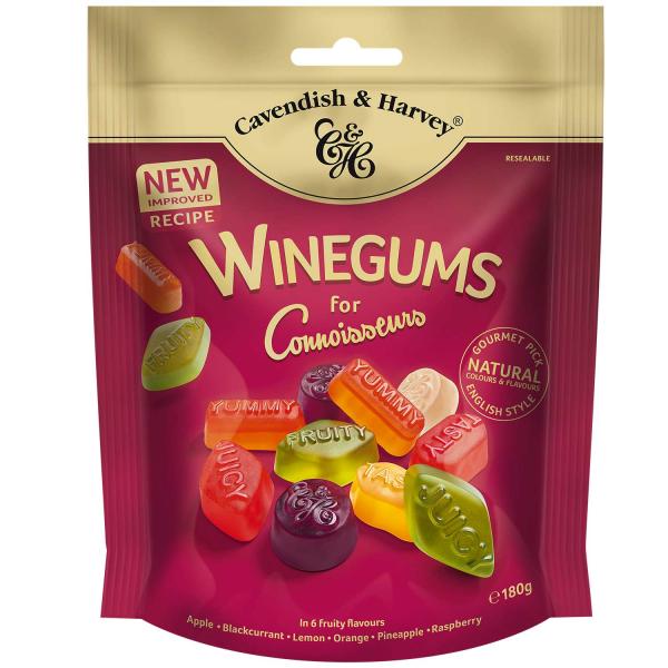 Cavendish & Harvey Winegums for Connoisseurs 180g