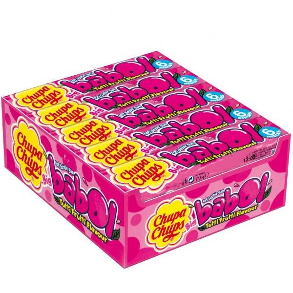 Chupa Chups Big babol Tutti Frutti 1 Stange 6 Stück