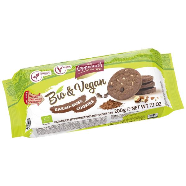 Coppenrath Bio & Vegan Kakao-Nuss Cookies 200g