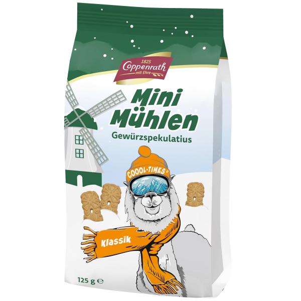 Coppenrath Mini Mühlen Gewürzspekulatius Klassik 125g