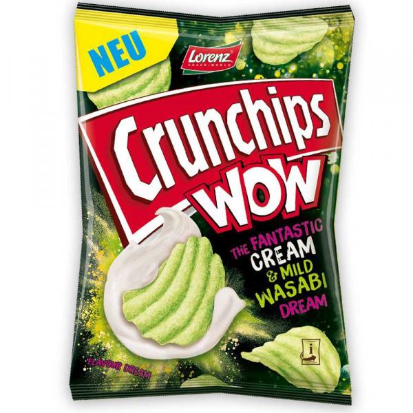 Crunchips WOW Cream & Mild Wasabi 110g