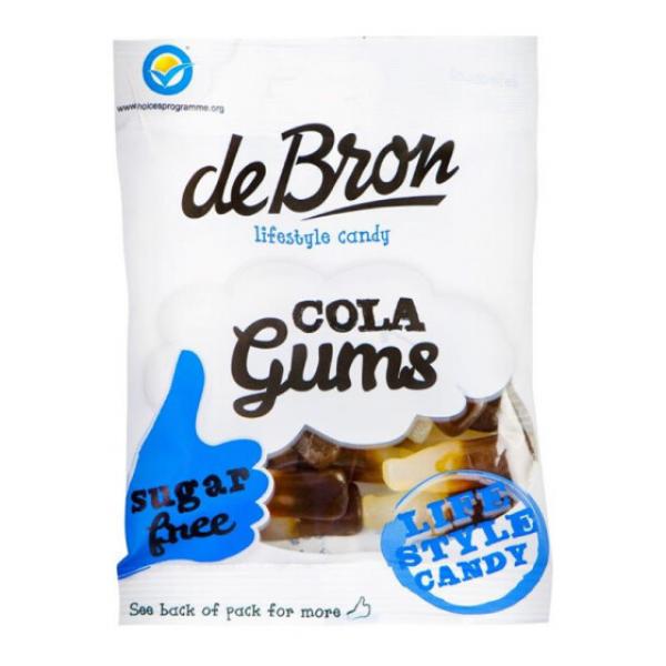 de Bron Cola Gums Sugarfree 100g