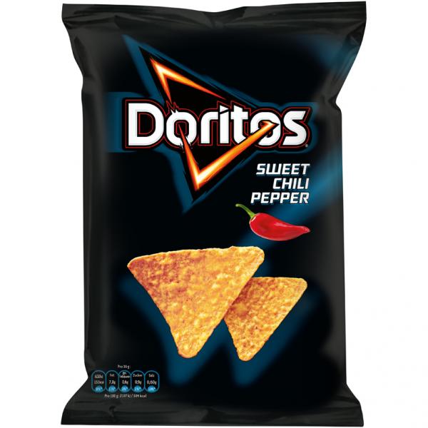 Doritos Sweet Chili Pepper 125g  Mais-Snack mit Chili-Geschmack