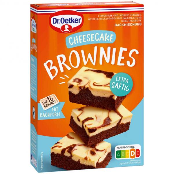 Dr. Oetker Backmischung Cheesecake Brownies 446g