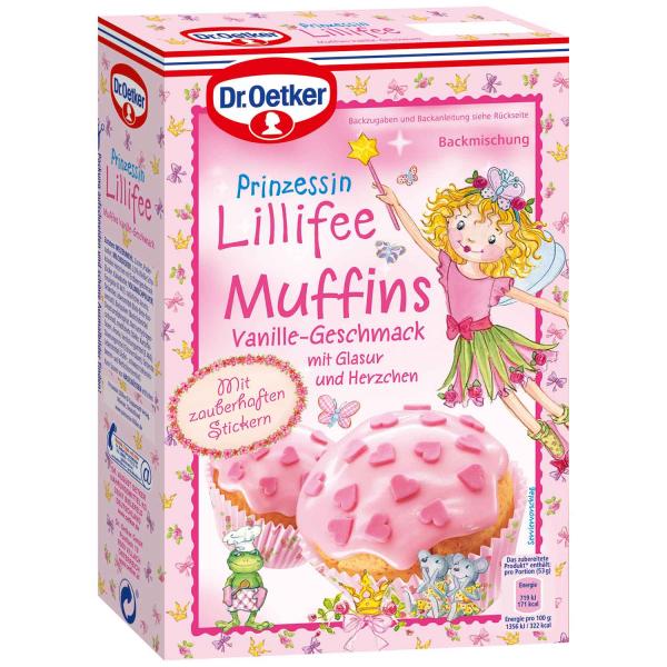 Dr. Oetker Backmischung Prinzessin Lillifee Muffins Vanille 397g