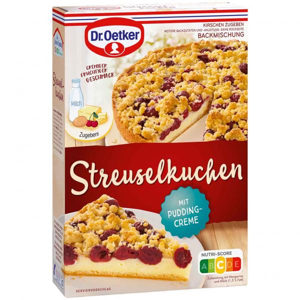 Dr. Oetker Backmischung Streuselkuchen 512g