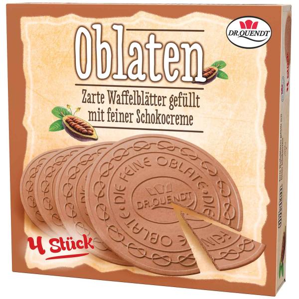 Dr. Quendt Oblaten Schokocreme 4er