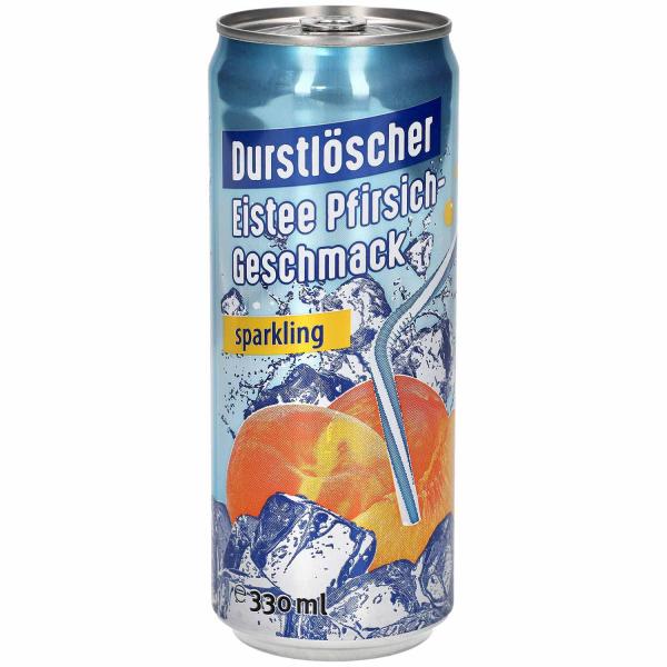 Durstlöscher Eistee Pfirsich sparkling 330ml