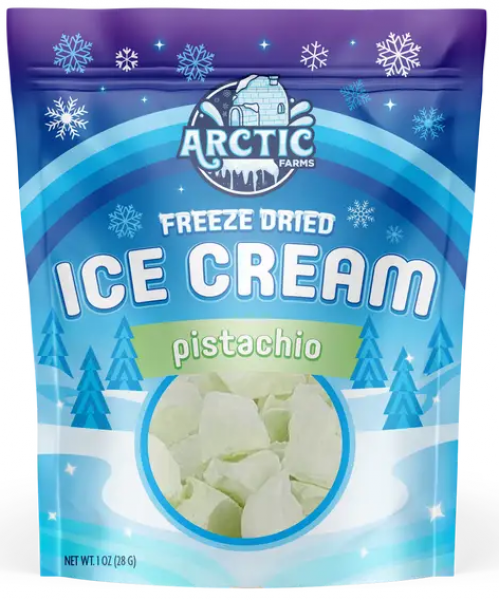 Freeze Dried Eiscreme Stückchen Pistazie