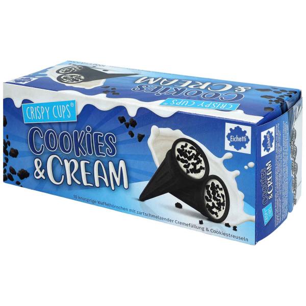 Eichetti Crispy Cups Cookies & Cream 10er