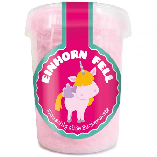 Einhorn Fell  Zuckerwatte mit Erdbeer-Geschmack