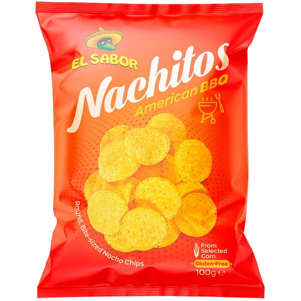 El Sabor Nachitos American BBQ 100g