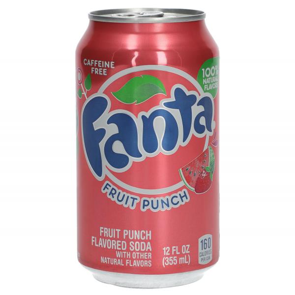 Fanta Fruit Punch USA 355ml Erfrischungsgetränk mit Fruchtpunschgeschmack