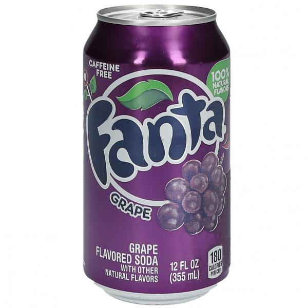 Fanta Grape USA 355ml Erfrischungsgetränk mit Traubengeschmack