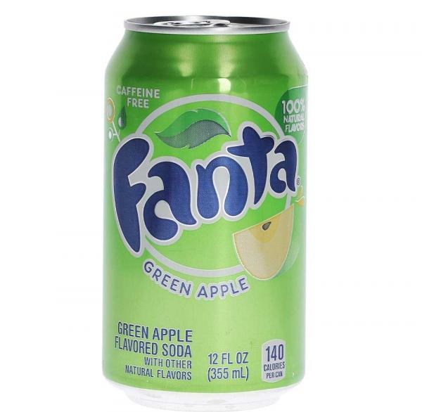 Fanta Green Apple USA 355ml Erfrischungsgetränk mit Apfelgeschmack