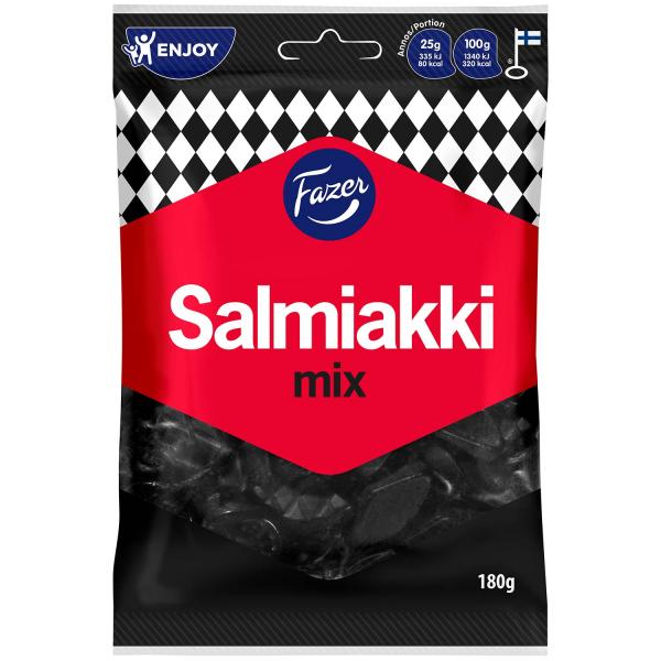 Fazer Salmiakki Mix 180g