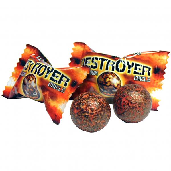 Fini Destroyer Sour Shock Bubble Gum mit extrasaurer Füllung